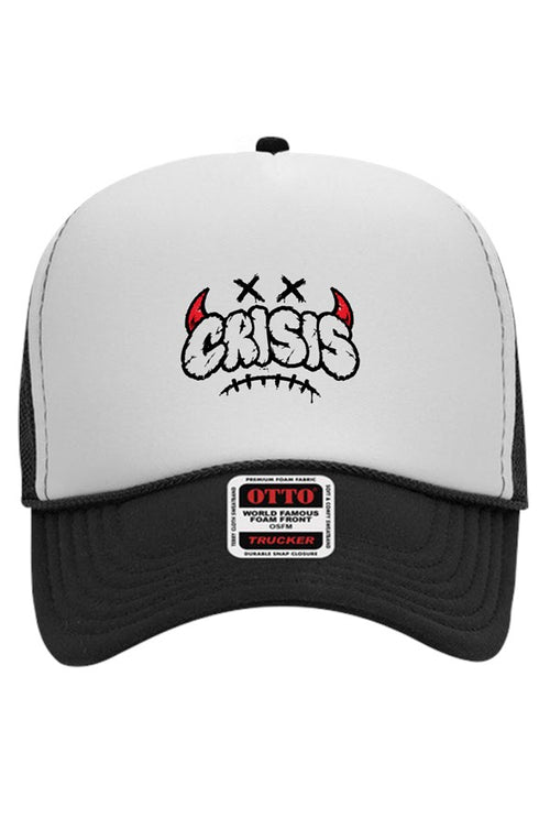 Otto White Foam Front 5 Panel Trucker Hat