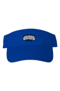 Blue visor with transparent background