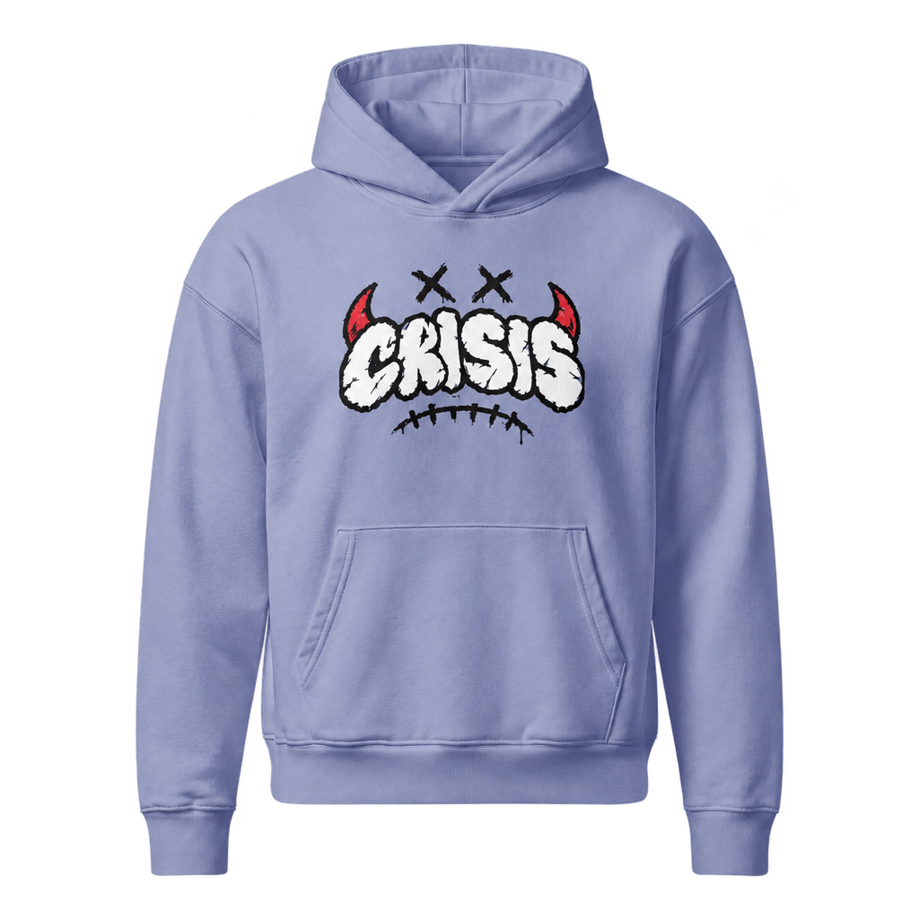 Violet hoodie front, transparent background