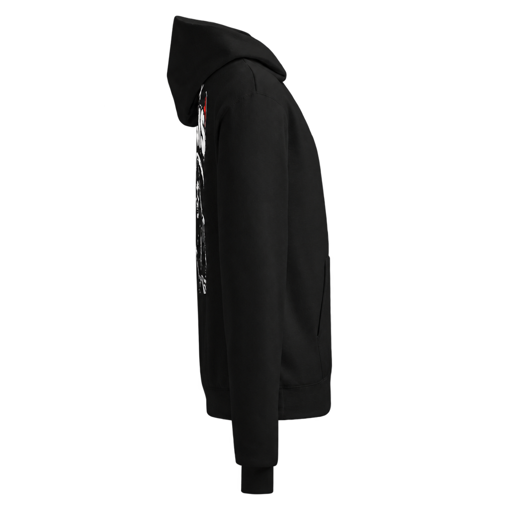 CRISIS Reaper hoodie right side with transparent background