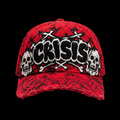 Red CRISIS skull hat